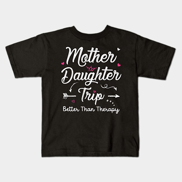 Mother Daughter Trip 2023 Shirt Weekend Vacation Lovers Road Trip Kids T-Shirt by Sowrav